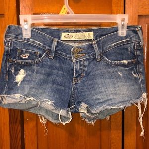 Hollister jean shorts